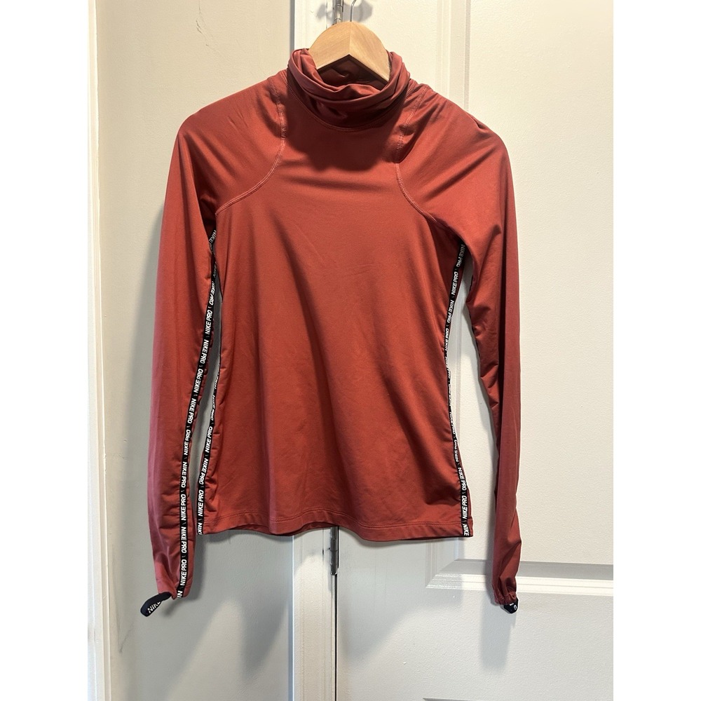 Nike Pro Dri Fit Long Sleeve Running Top Turtleneck Small